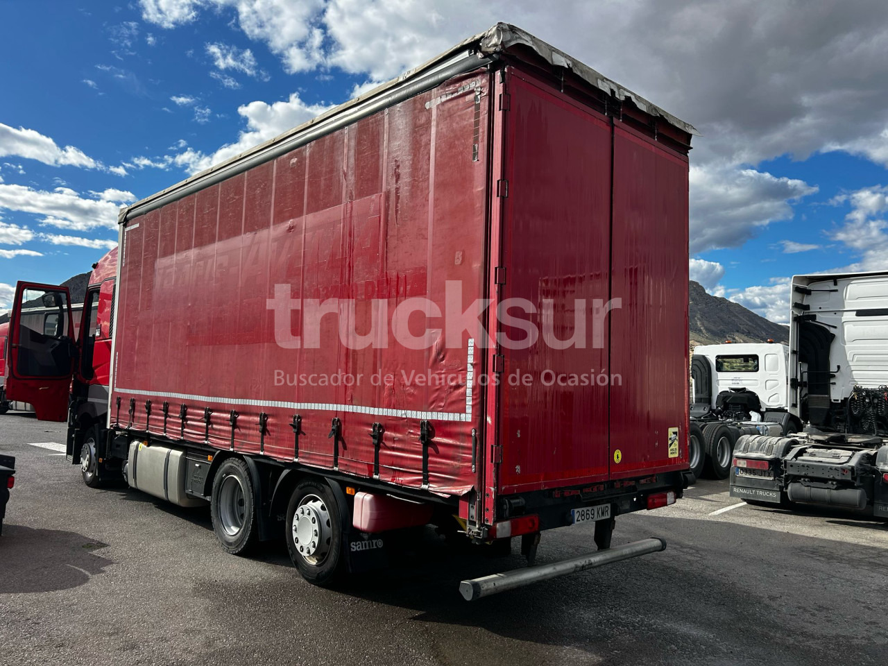 RENAULT T480 HIGH SLEEPER CAB 6X2*4 ejes 6x2*4 - Φορτηγό μουσαμάς: φωτογραφία 4 RENAULT T480 HIGH SLEEPER CAB 6X2*4 ejes 6x2*4 - Φορτηγό μουσαμάς: φωτογραφία 4