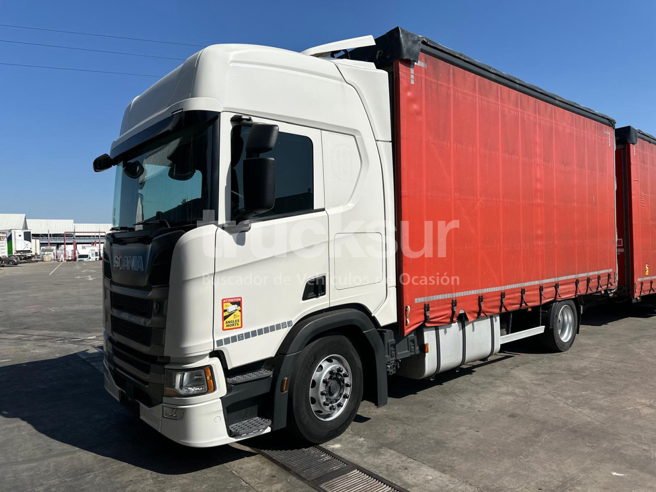 SCANIA R450.18 - Φορτηγό μουσαμάς: φωτογραφία 1 SCANIA R450.18 - Φορτηγό μουσαμάς: φωτογραφία 1