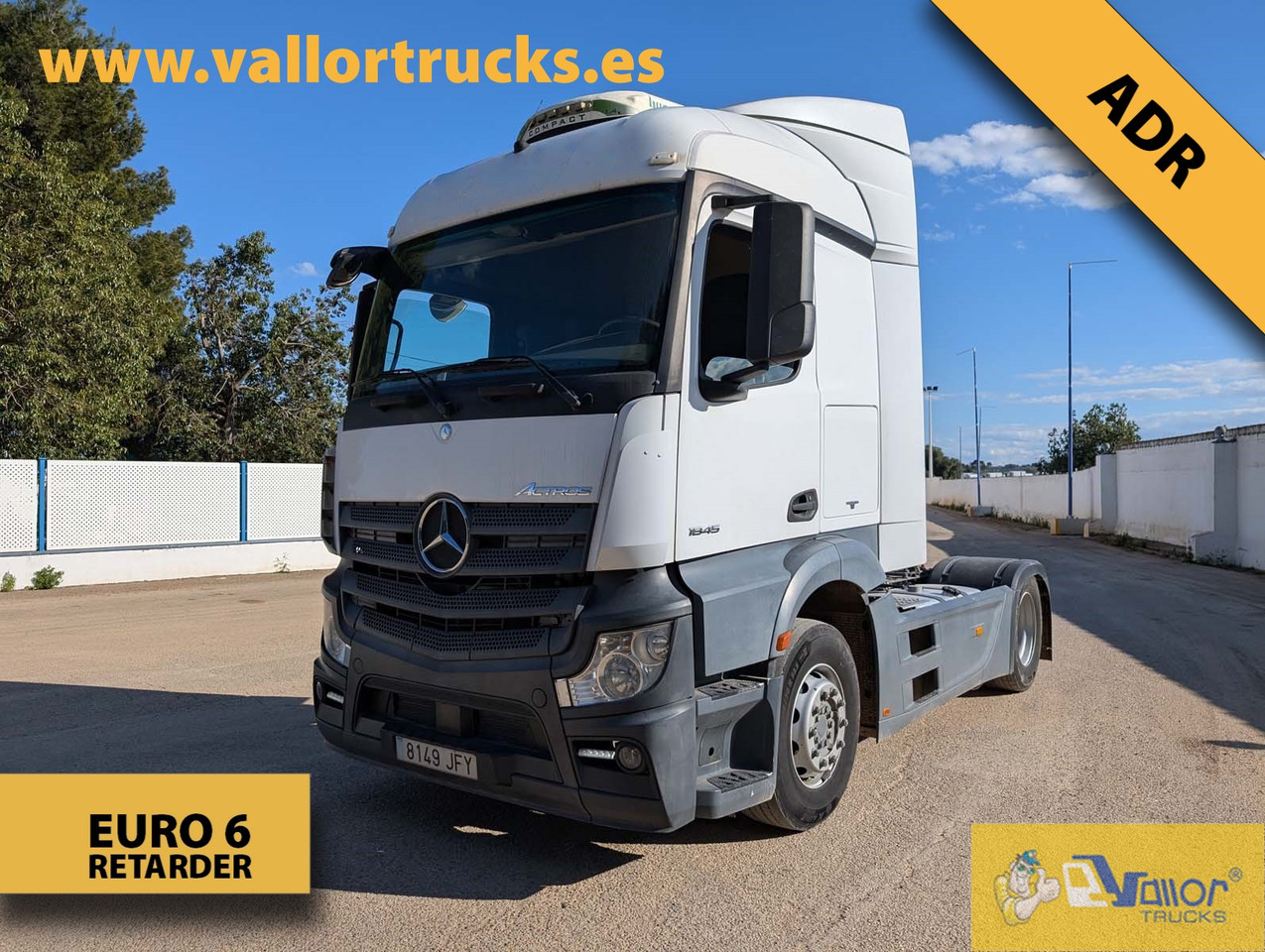 Mercedes Actros 1845 LS - Τράκτορας: φωτογραφία 1 Mercedes Actros 1845 LS - Τράκτορας: φωτογραφία 1