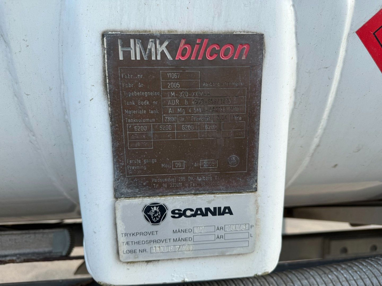 HMK Bilcon 23.800 L ADR Tank - Φορτηγό βυτιοφόρο: φωτογραφία 5 HMK Bilcon 23.800 L ADR Tank - Φορτηγό βυτιοφόρο: φωτογραφία 5