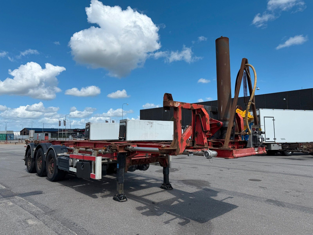 Lag 3 Axle 30" Container Tipper Chassis Lag 3 Axle 30" Container Tipper Chassis - Επικαθήμενο ανατρεπόμενο: φωτογραφία 2 Lag 3 Axle 30" Container Tipper Chassis Lag 3 Axle 30" Container Tipper Chassis - Επικαθήμενο ανατρεπόμενο: φωτογραφία 2