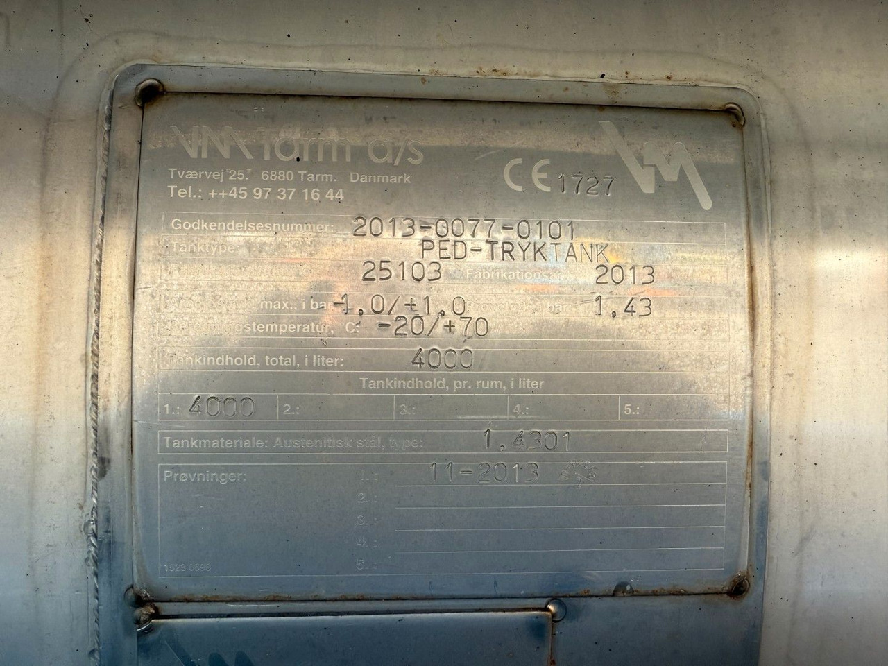 MAN TGM 14.250 VM-Tarm Stainless Steel 4000 l. Kombi - Όχημα εκκένωσης βόθρων: φωτογραφία 5 MAN TGM 14.250 VM-Tarm Stainless Steel 4000 l. Kombi - Όχημα εκκένωσης βόθρων: φωτογραφία 5