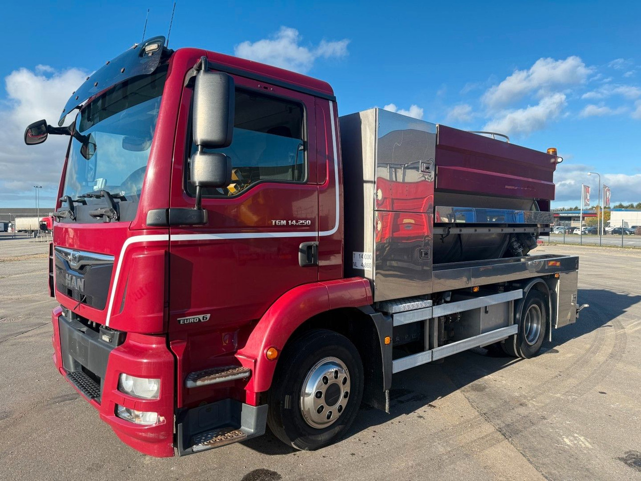 MAN TGM 14.250 VM-Tarm Stainless Steel 5600 l. Kombi - Όχημα εκκένωσης βόθρων: φωτογραφία 1 MAN TGM 14.250 VM-Tarm Stainless Steel 5600 l. Kombi - Όχημα εκκένωσης βόθρων: φωτογραφία 1