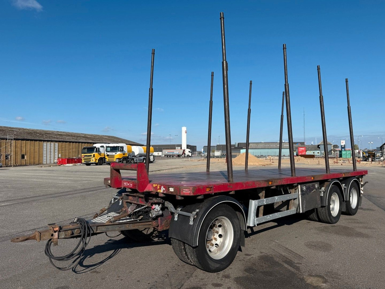 Menke-Janzen 24 t. 3 axle Woodtransport / Holztransport - Τρέιλερ ξυλείας: φωτογραφία 1 Menke-Janzen 24 t. 3 axle Woodtransport / Holztransport - Τρέιλερ ξυλείας: φωτογραφία 1