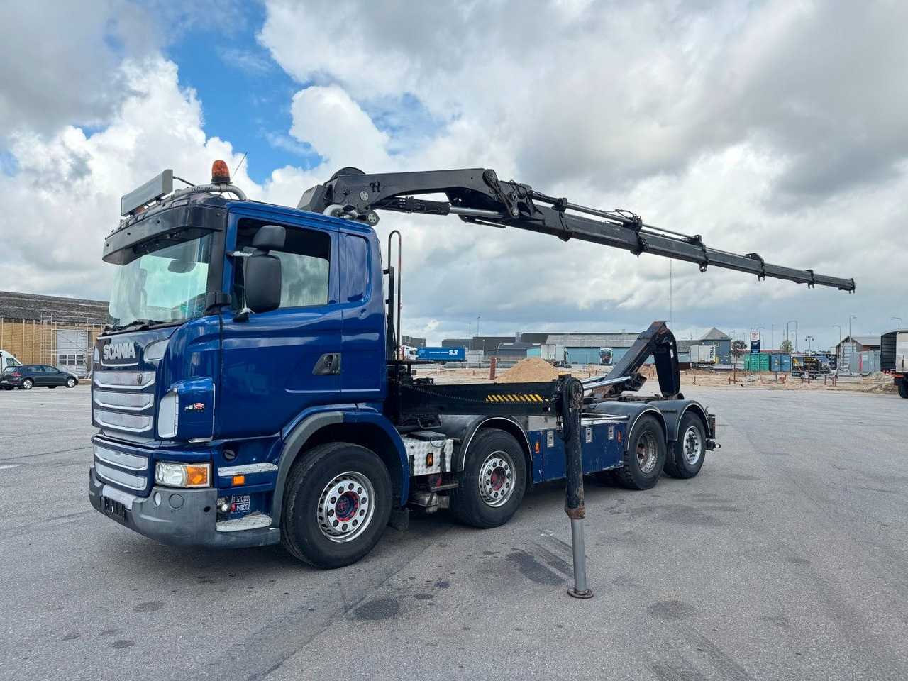Scania G480 8x2*6 Hakenlift / Hiab 244 EP-5 Hipro - Φορτηγό με γερανό: φωτογραφία 1 Scania G480 8x2*6 Hakenlift / Hiab 244 EP-5 Hipro - Φορτηγό με γερανό: φωτογραφία 1