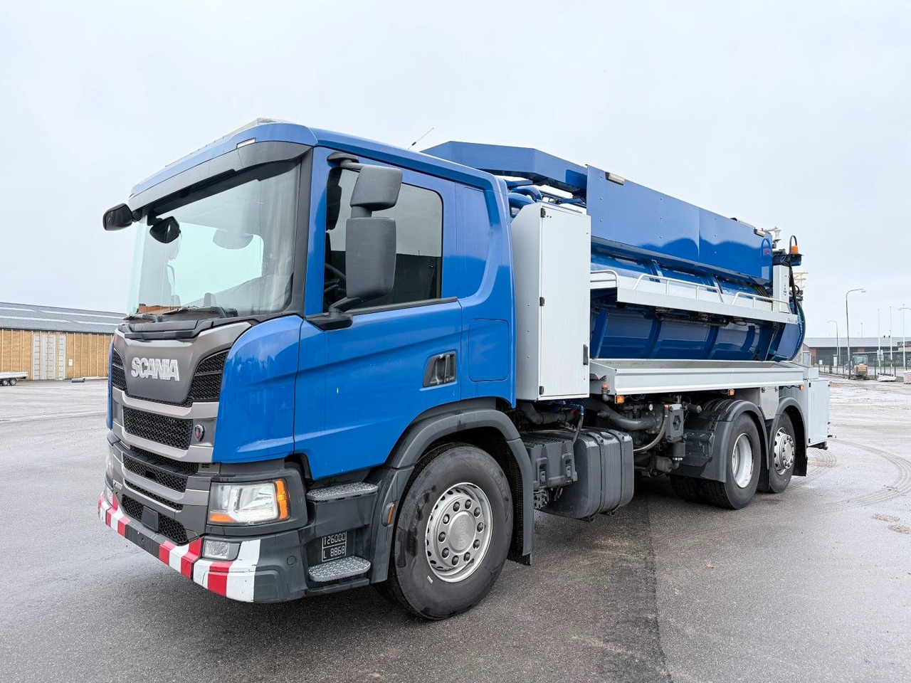 Scania P360 6x2*4 Hvidtved Larsen Flexline 310 - Όχημα εκκένωσης βόθρων: φωτογραφία 1 Scania P360 6x2*4 Hvidtved Larsen Flexline 310 - Όχημα εκκένωσης βόθρων: φωτογραφία 1