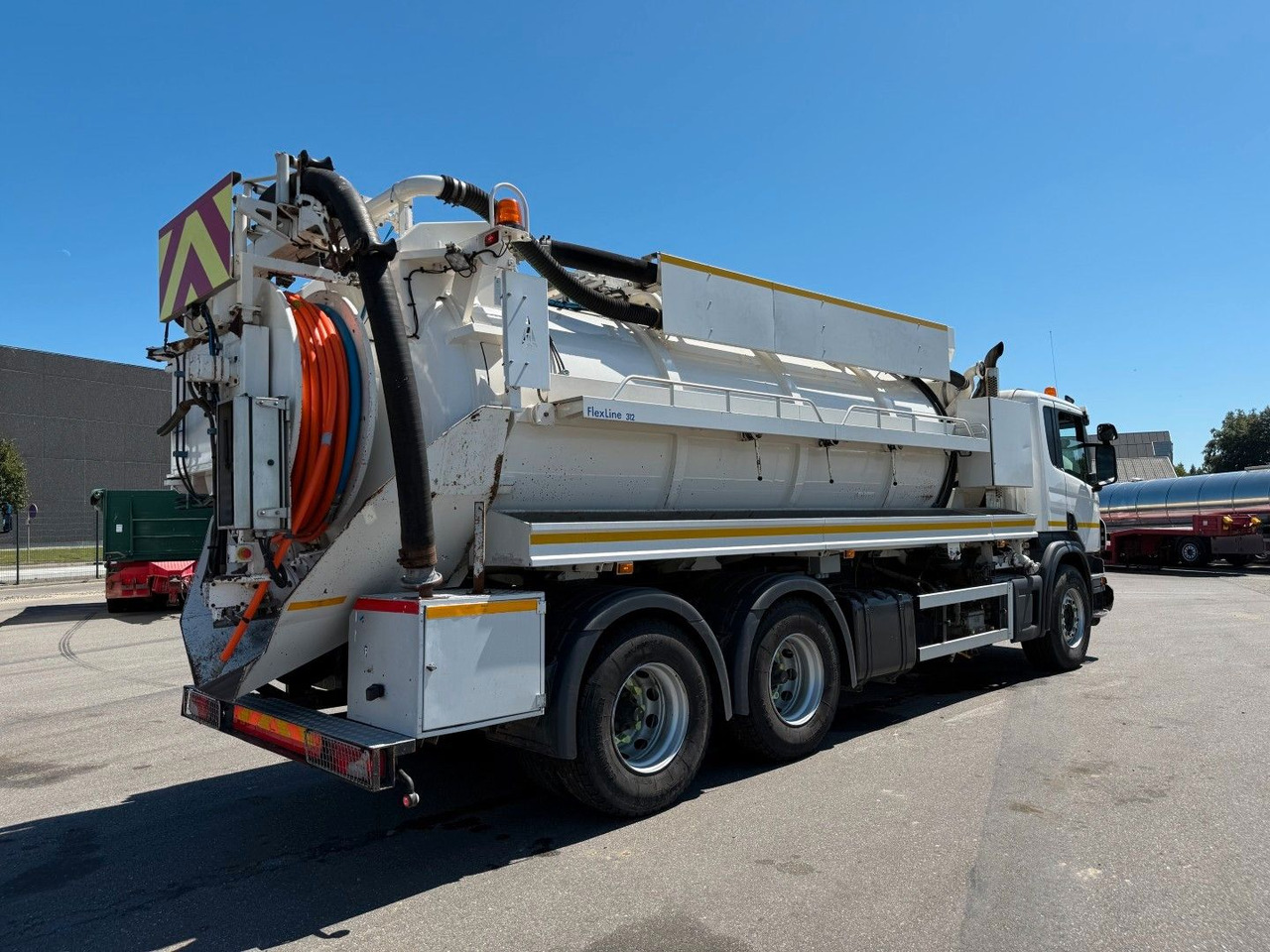 Scania P360 6x4 RHD Hvidtved Larsen FlexLine 312 - Όχημα εκκένωσης βόθρων: φωτογραφία 3 Scania P360 6x4 RHD Hvidtved Larsen FlexLine 312 - Όχημα εκκένωσης βόθρων: φωτογραφία 3