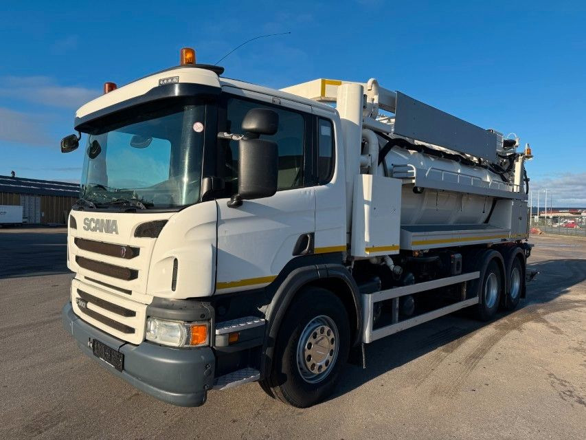 Scania P360 Euro 6 6x4 JHL Hvidtved Larsen FlexLine 312 - Όχημα εκκένωσης βόθρων: φωτογραφία 1 Scania P360 Euro 6 6x4 JHL Hvidtved Larsen FlexLine 312 - Όχημα εκκένωσης βόθρων: φωτογραφία 1