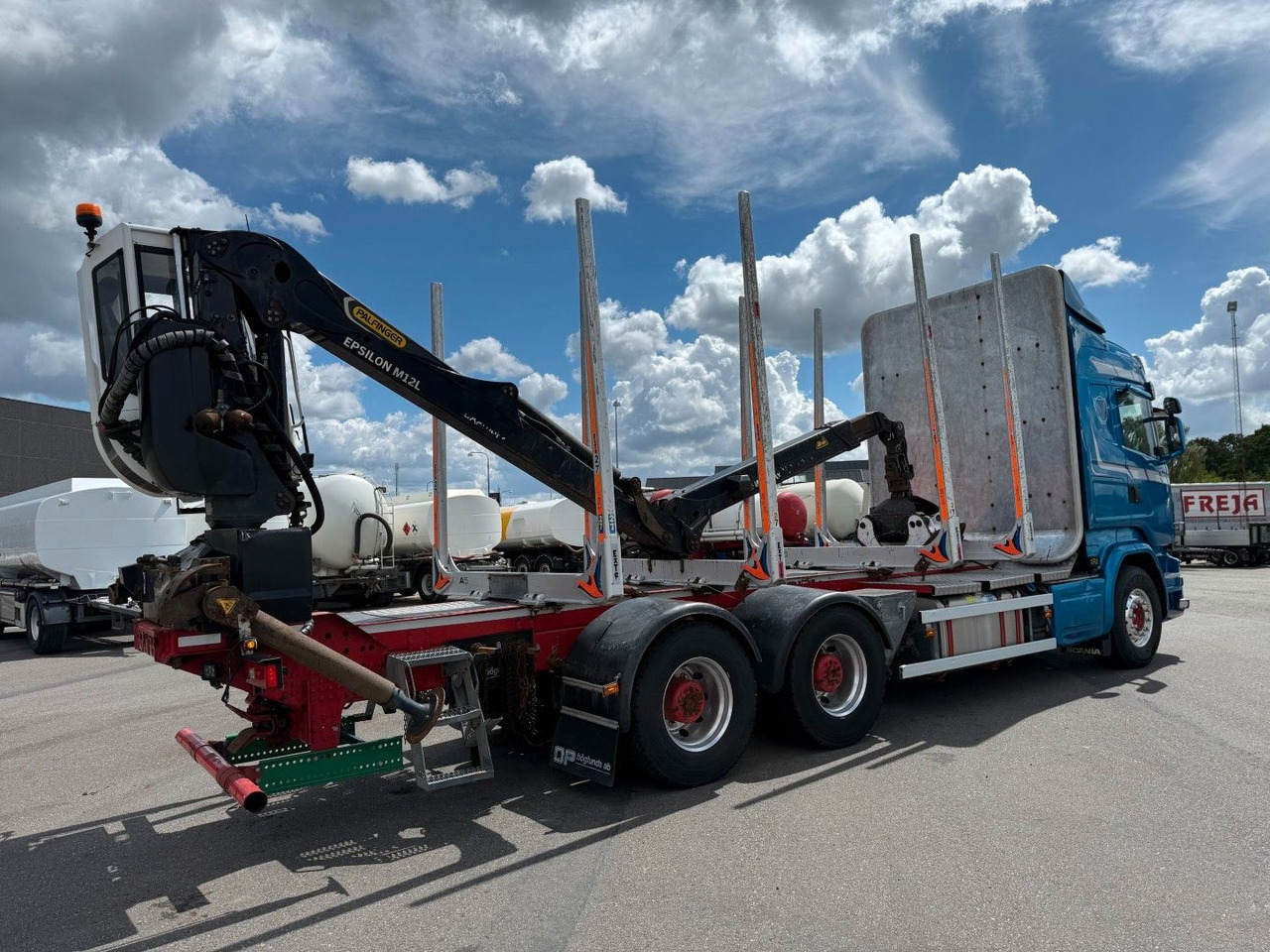 Scania R730 V8 6x4 Palfinger Epsilon M12L80 / Holz Wood - Φορτηγό ξυλείας, Φορτηγό με γερανό: φωτογραφία 4 Scania R730 V8 6x4 Palfinger Epsilon M12L80 / Holz Wood - Φορτηγό ξυλείας, Φορτηγό με γερανό: φωτογραφία 4