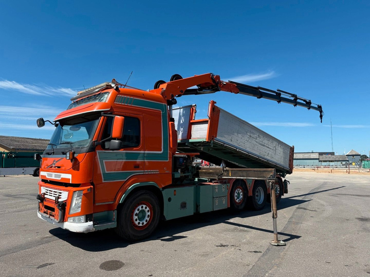 Volvo FM500 8x2*6 Crane HMF 2620 K5 Pendel Tipper - Φορτηγό με γερανό: φωτογραφία 1 Volvo FM500 8x2*6 Crane HMF 2620 K5 Pendel Tipper - Φορτηγό με γερανό: φωτογραφία 1
