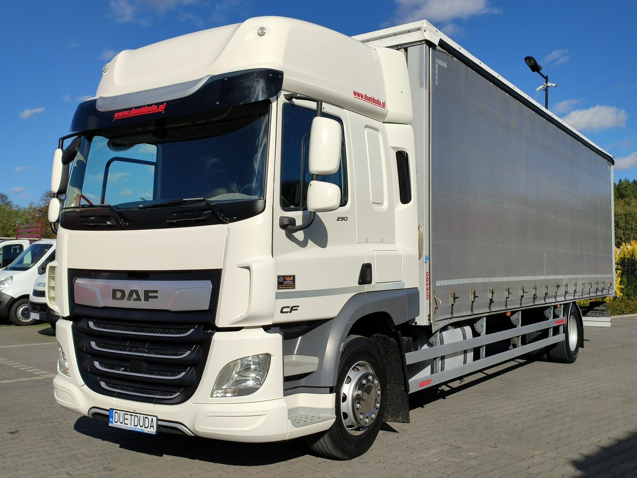 DAF CF 290 E6 Firana Tył Drzwi Dach Podnoszony / Zsuwany Długi 9.30m - Φορτηγό μουσαμάς: φωτογραφία 4 DAF CF 290 E6 Firana Tył Drzwi Dach Podnoszony / Zsuwany Długi 9.30m - Φορτηγό μουσαμάς: φωτογραφία 4