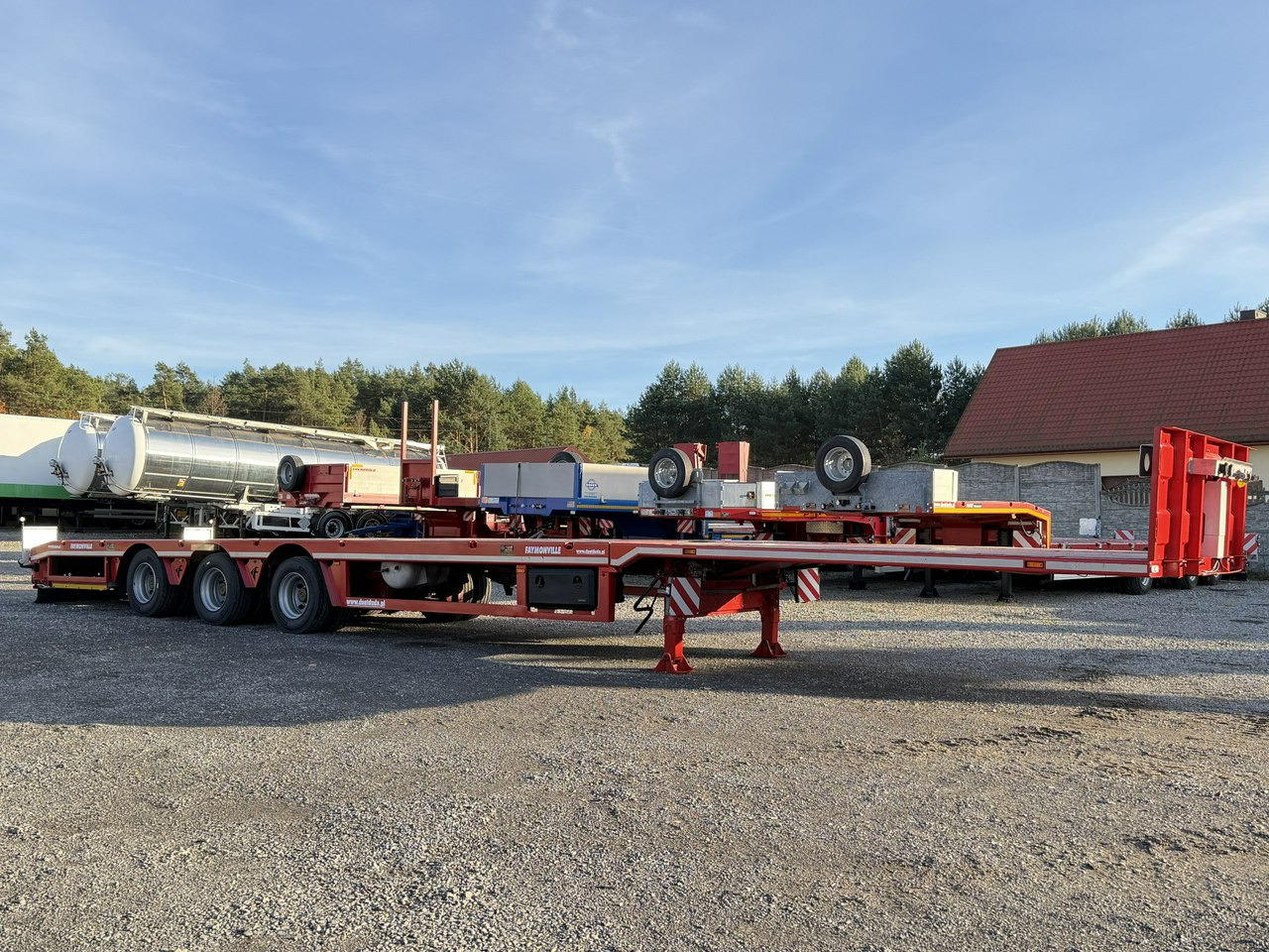 Faymonville Niskopodłogowa Telemega Rozciągana 7m 3-Osiowa Oś skrętna - Επικαθήμενο με χαμηλό δάπεδο: φωτογραφία 2 Faymonville Niskopodłogowa Telemega Rozciągana 7m 3-Osiowa Oś skrętna - Επικαθήμενο με χαμηλό δάπεδο: φωτογραφία 2