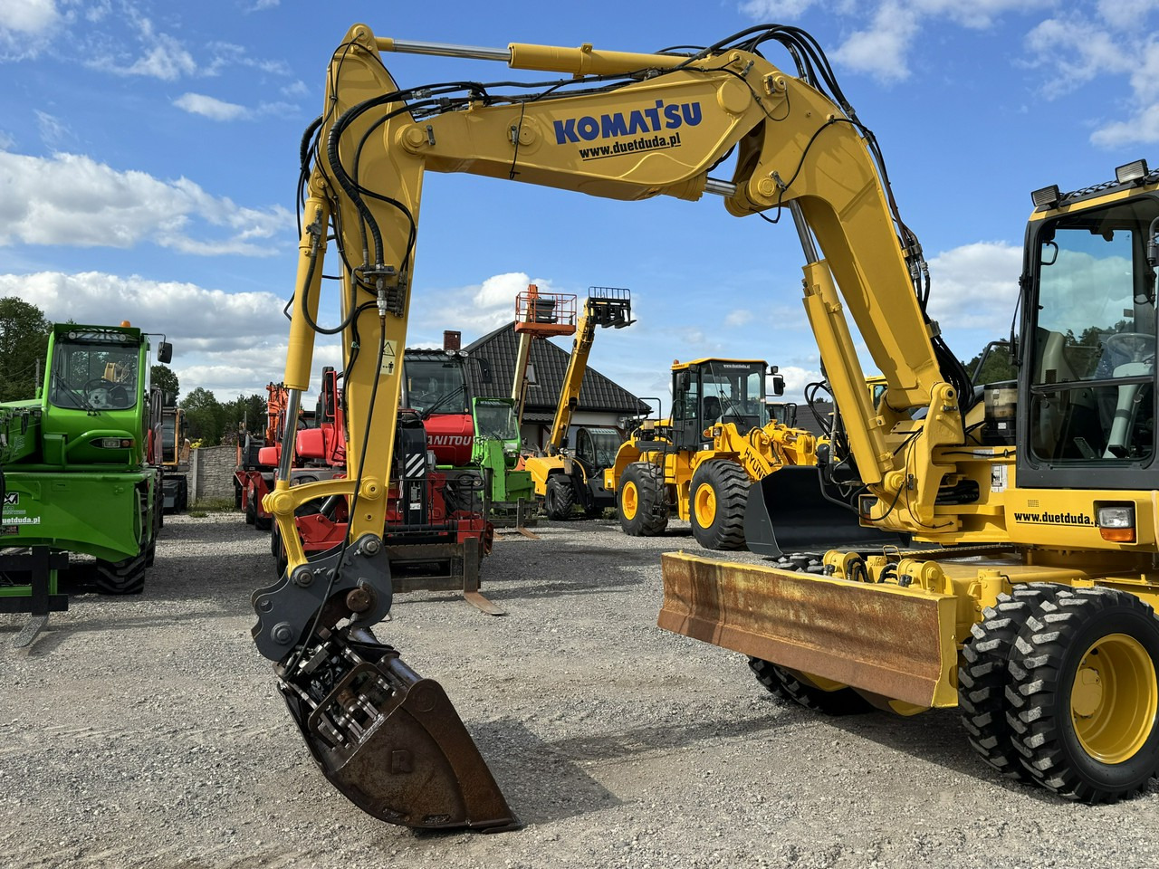 Komatsu PW 98 MR 8 Pług + Podpory 10ton Szybkozłącze - Τροχοφόρος εκσκαφέας: φωτογραφία 4 Komatsu PW 98 MR 8 Pług + Podpory 10ton Szybkozłącze - Τροχοφόρος εκσκαφέας: φωτογραφία 4