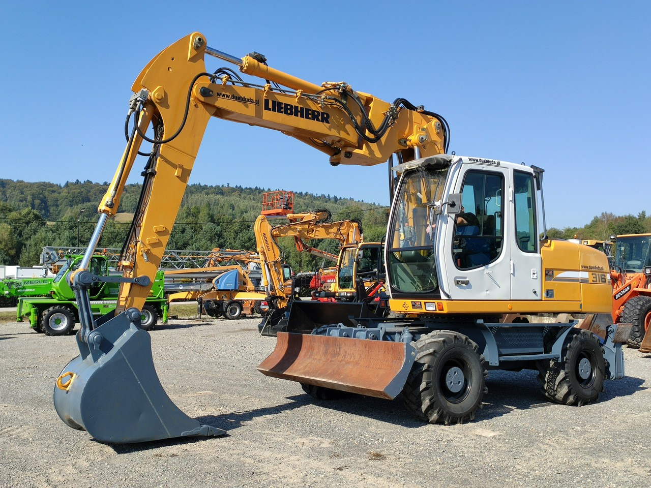 Liebherr A316 Maszyna po Pełnym Tulejowaniu Bez Luzów i Wycieków - Τροχοφόρος εκσκαφέας: φωτογραφία 1 Liebherr A316 Maszyna po Pełnym Tulejowaniu Bez Luzów i Wycieków - Τροχοφόρος εκσκαφέας: φωτογραφία 1