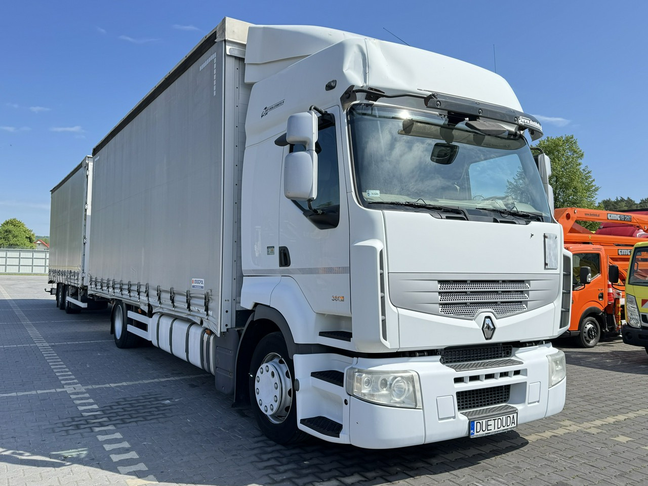 Renault Premium 380 DXi Euro 5 Firana 19 Palet Dach Zsuwany 18ton DMC - Φορτηγό μουσαμάς: φωτογραφία 4 Renault Premium 380 DXi Euro 5 Firana 19 Palet Dach Zsuwany 18ton DMC - Φορτηγό μουσαμάς: φωτογραφία 4