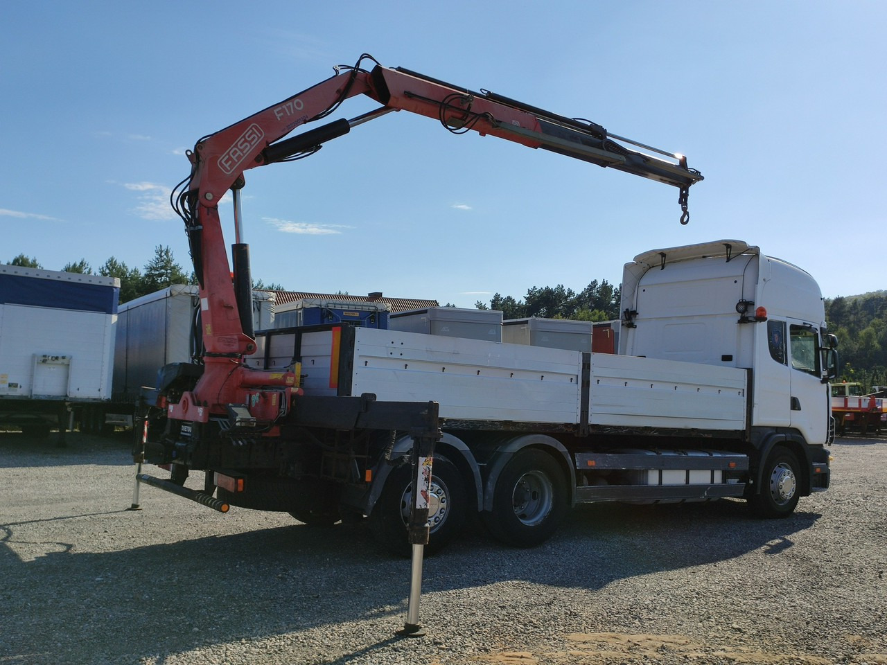 Scania 124L 420 6x2 Retarder HDS FASSI F170 Budowlanka - Φορτηγό με ανοιχτή καρότσα, Φορτηγό με γερανό: φωτογραφία 2 Scania 124L 420 6x2 Retarder HDS FASSI F170 Budowlanka - Φορτηγό με ανοιχτή καρότσα, Φορτηγό με γερανό: φωτογραφία 2