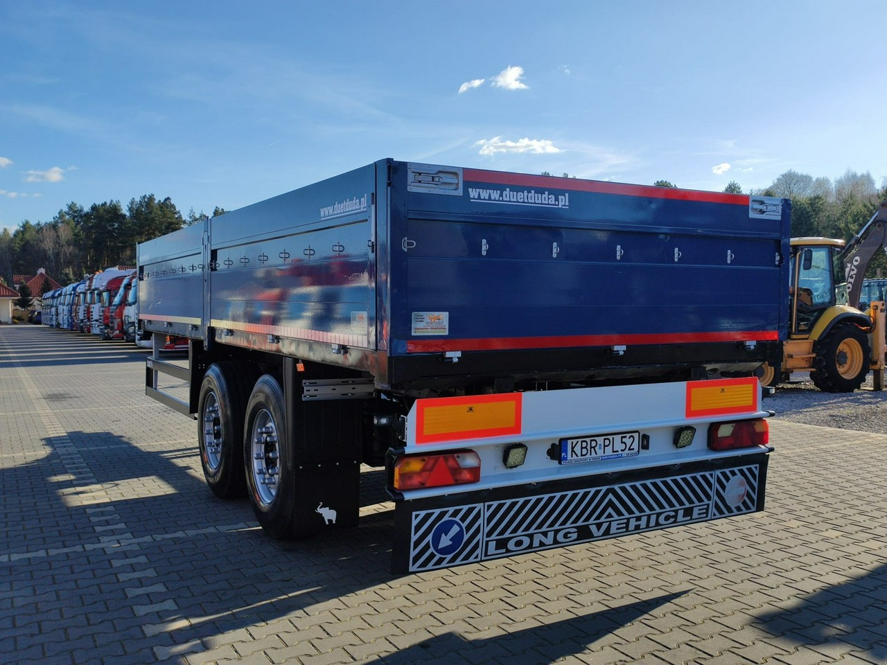 Τρέιλερ πλατφόρμα/ Καρότσα Schmitz Cargobull Ciężarowa 2-osiowa na poduszkach Tandem Stan Unikat !!!: φωτογραφία 9