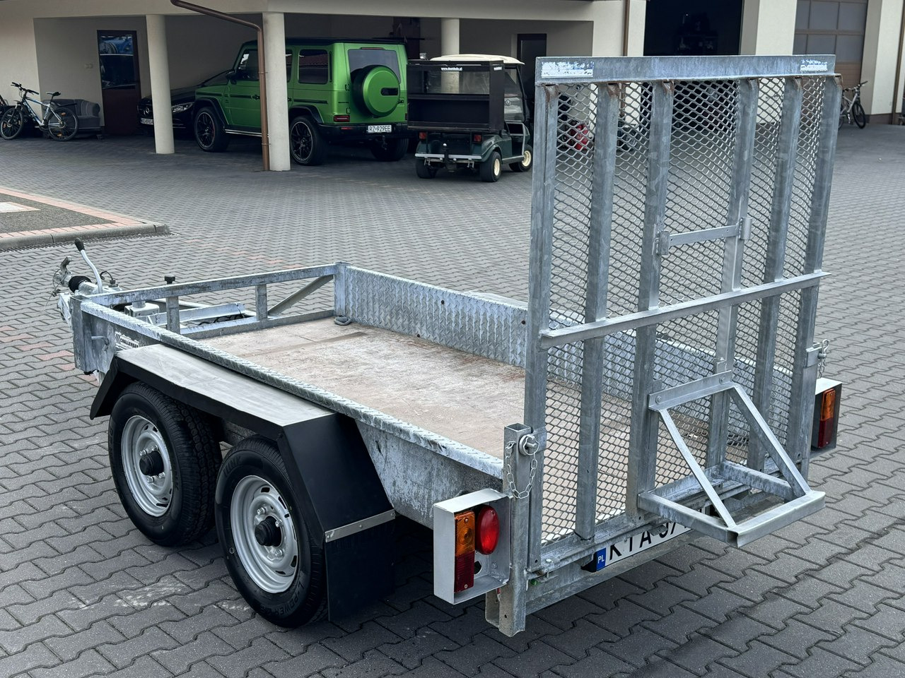 Titan Ciężarowa Pod minikoparkę sprzęt budowlany 2-osiowa Super Stan - Τρέιλερ μεταφοράς μηχανημάτων: φωτογραφία 4 Titan Ciężarowa Pod minikoparkę sprzęt budowlany 2-osiowa Super Stan - Τρέιλερ μεταφοράς μηχανημάτων: φωτογραφία 4