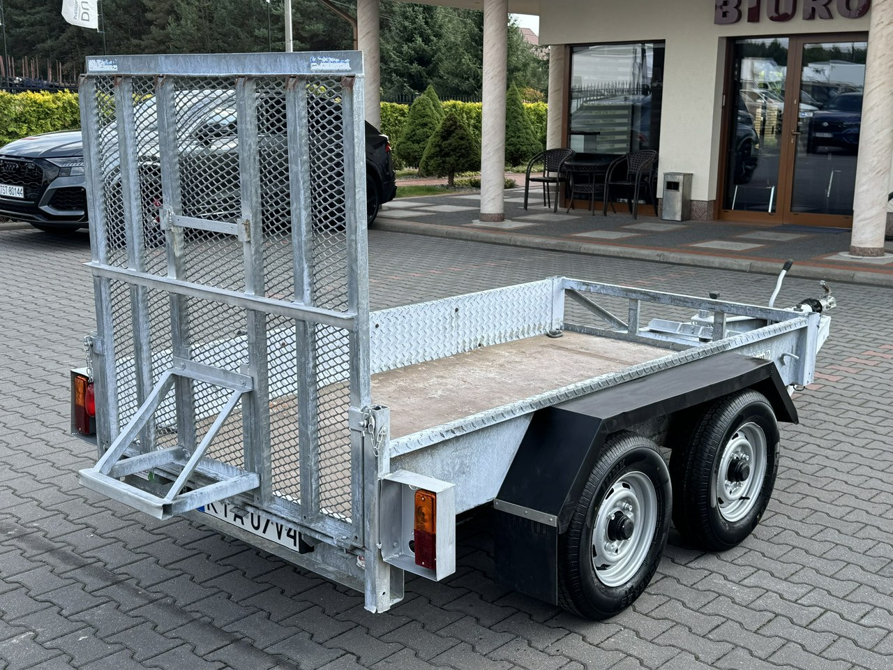Titan Ciężarowa Pod minikoparkę sprzęt budowlany 2-osiowa Super Stan - Τρέιλερ μεταφοράς μηχανημάτων: φωτογραφία 2 Titan Ciężarowa Pod minikoparkę sprzęt budowlany 2-osiowa Super Stan - Τρέιλερ μεταφοράς μηχανημάτων: φωτογραφία 2