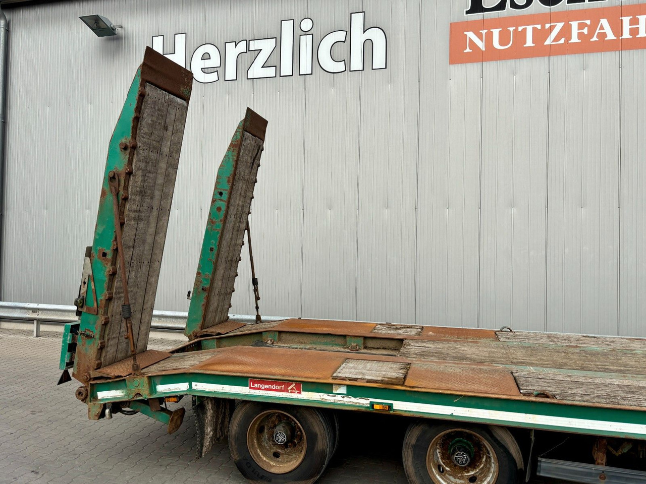 Μίσθωση  Langendorf Anhänger | hydraulische Rampen*Blatt*BPW-Achsen Langendorf Anhänger | hydraulische Rampen*Blatt*BPW-Achsen: φωτογραφία 8