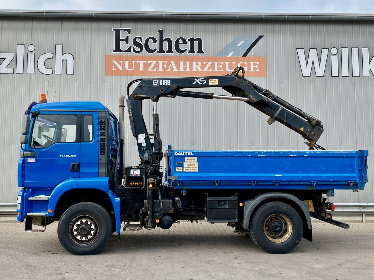MAN TGA 18.360 4x4H BL*HIAB 122 BS-2*Dautel 3-Seiten - Φορτηγό ανατρεπόμενο, Φορτηγό με γερανό: φωτογραφία 3 MAN TGA 18.360 4x4H BL*HIAB 122 BS-2*Dautel 3-Seiten - Φορτηγό ανατρεπόμενο, Φορτηγό με γερανό: φωτογραφία 3