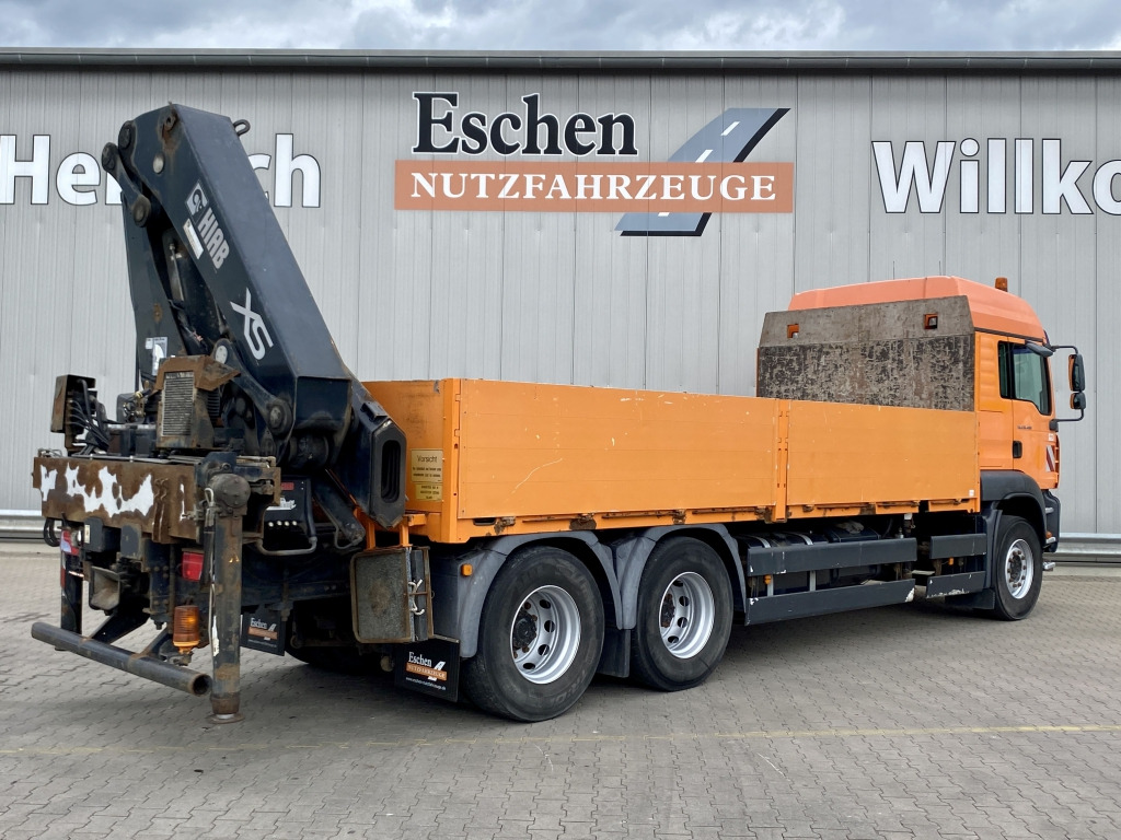MAN TGA 26.480 6x4 BL / HIAB 377 EP-4 Faltkran - Φορτηγό με ανοιχτή καρότσα, Φορτηγό με γερανό: φωτογραφία 5 MAN TGA 26.480 6x4 BL / HIAB 377 EP-4 Faltkran - Φορτηγό με ανοιχτή καρότσα, Φορτηγό με γερανό: φωτογραφία 5