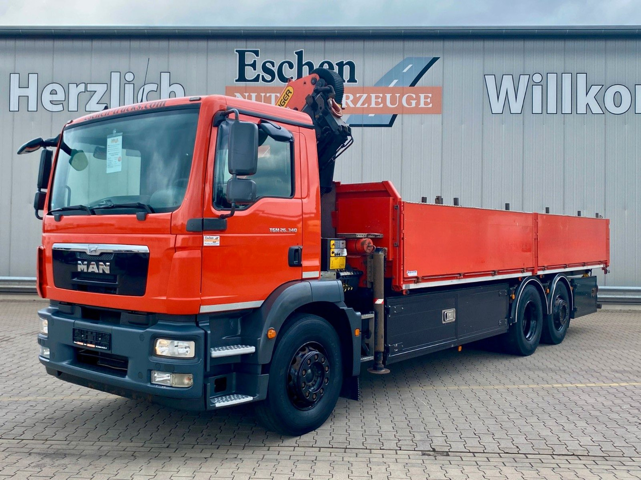 MAN TGM 26.340 6x2-4 LL | PK14002*Funk*Klima*1.Hand - Φορτηγό με ανοιχτή καρότσα, Φορτηγό με γερανό: φωτογραφία 2 MAN TGM 26.340 6x2-4 LL | PK14002*Funk*Klima*1.Hand - Φορτηγό με ανοιχτή καρότσα, Φορτηγό με γερανό: φωτογραφία 2