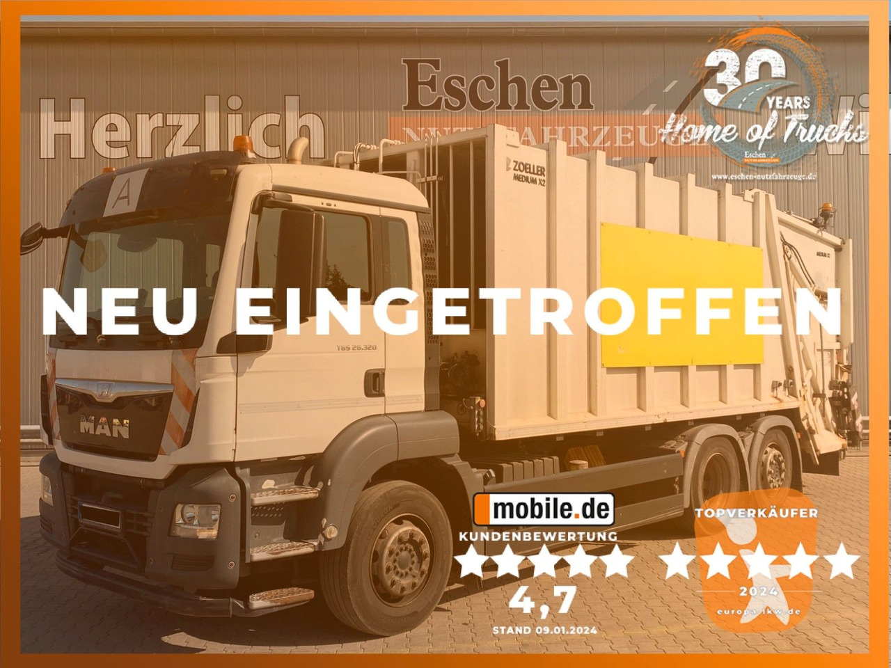 MAN TGS 26.320 6x2-4 | Zöller Medium X2EC24*3x Sitze - Απορριμματοφόρο: φωτογραφία 1 MAN TGS 26.320 6x2-4 | Zöller Medium X2EC24*3x Sitze - Απορριμματοφόρο: φωτογραφία 1