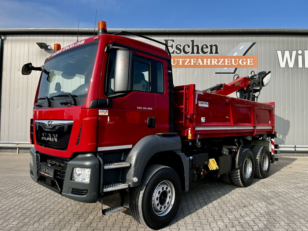 MAN TGS 26.460 6x4 BB / Palfinger M12L83 Kran - Φορτηγό ανατρεπόμενο, Φορτηγό με γερανό: φωτογραφία 2 MAN TGS 26.460 6x4 BB / Palfinger M12L83 Kran - Φορτηγό ανατρεπόμενο, Φορτηγό με γερανό: φωτογραφία 2
