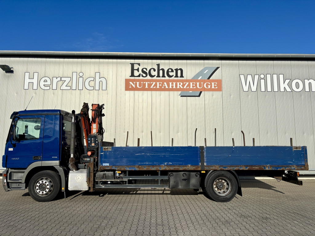 Mercedes-Benz 1832 L / Terex 85.2-A3 Faltkran - Φορτηγό με ανοιχτή καρότσα, Φορτηγό με γερανό: φωτογραφία 2 Mercedes-Benz 1832 L / Terex 85.2-A3 Faltkran - Φορτηγό με ανοιχτή καρότσα, Φορτηγό με γερανό: φωτογραφία 2