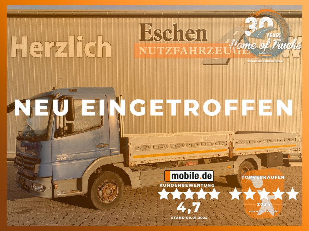 Mercedes-Benz 818 Atego - Φορτηγό με ανοιχτή καρότσα: φωτογραφία 1 Mercedes-Benz 818 Atego - Φορτηγό με ανοιχτή καρότσα: φωτογραφία 1