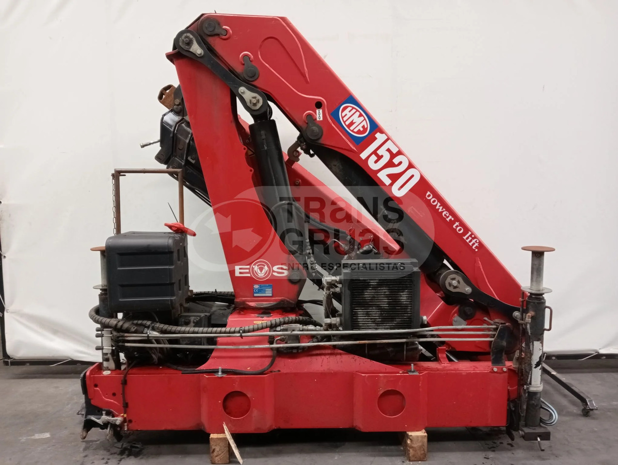 Grúa hidráulica HMF 1520 K4 - Γερανός παπαγάλος: φωτογραφία 1 Grúa hidráulica HMF 1520 K4 - Γερανός παπαγάλος: φωτογραφία 1