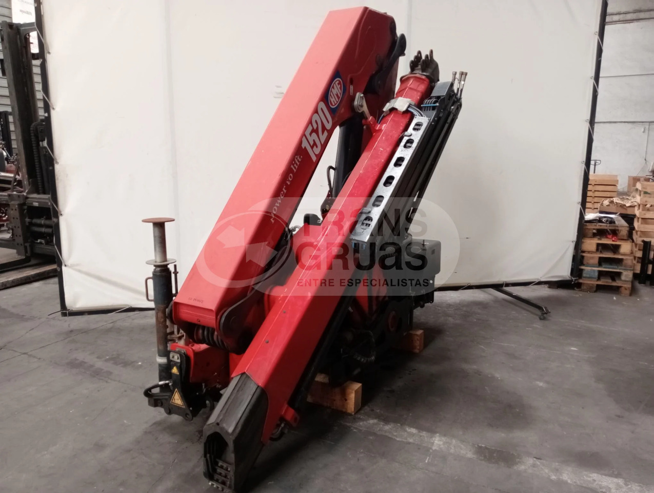 Grúa hidráulica HMF 1520 K4 - Γερανός παπαγάλος: φωτογραφία 4 Grúa hidráulica HMF 1520 K4 - Γερανός παπαγάλος: φωτογραφία 4