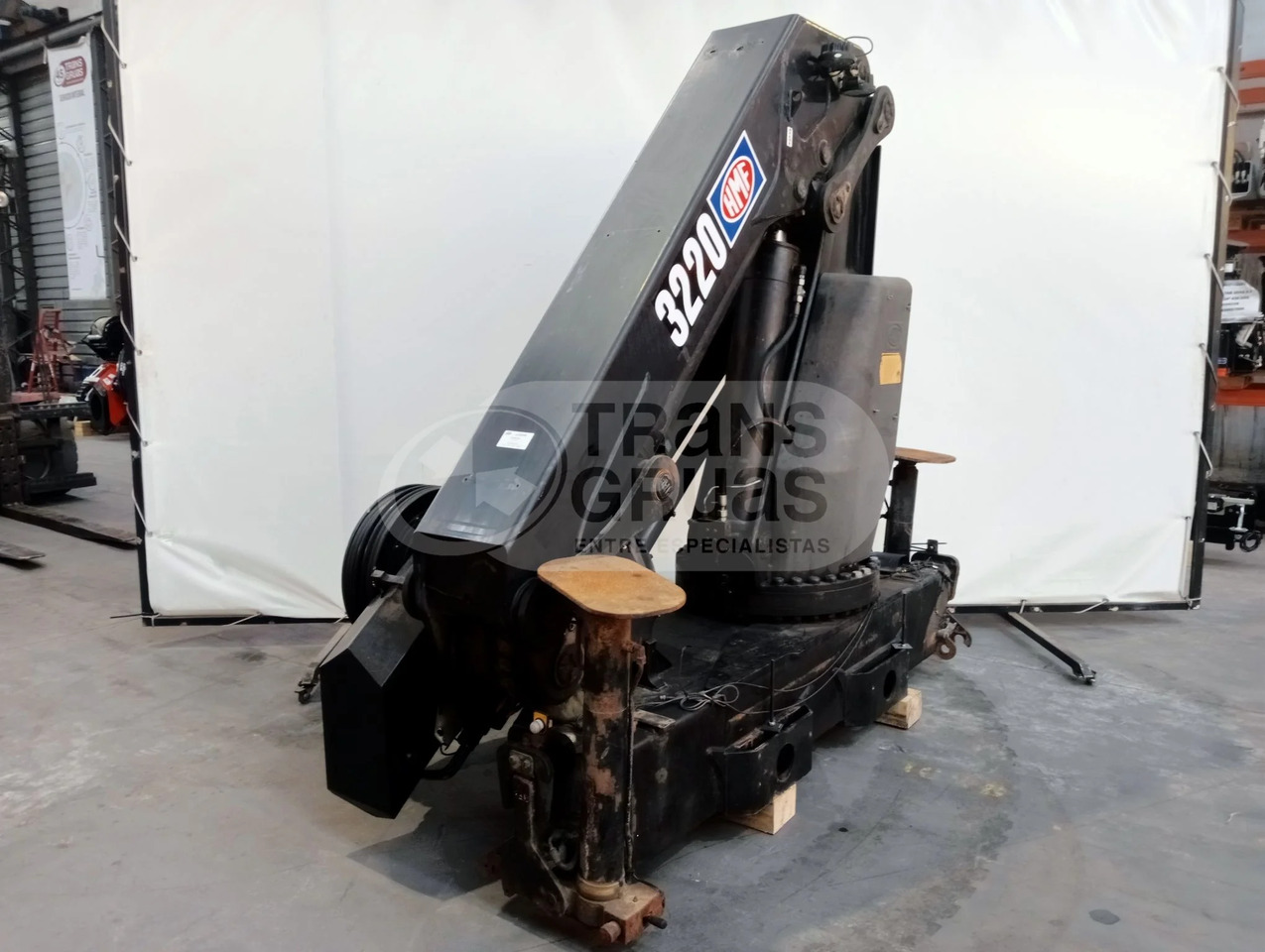 Grúa hidráulica HMF 3220 K5 - Γερανός παπαγάλος: φωτογραφία 4 Grúa hidráulica HMF 3220 K5 - Γερανός παπαγάλος: φωτογραφία 4