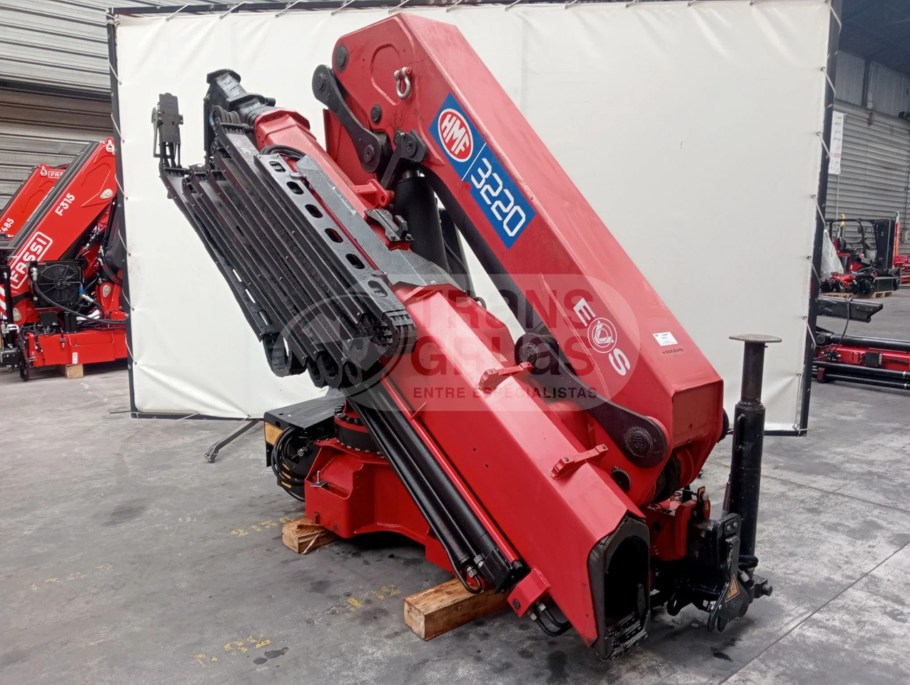 Grúa hidráulica HMF 3220 K6 - Γερανός παπαγάλος: φωτογραφία 4 Grúa hidráulica HMF 3220 K6 - Γερανός παπαγάλος: φωτογραφία 4