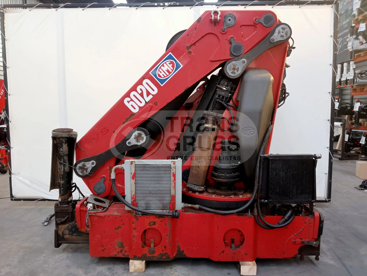 Grúa hidráulica HMF 6020 - Γερανός παπαγάλος: φωτογραφία 2 Grúa hidráulica HMF 6020 - Γερανός παπαγάλος: φωτογραφία 2