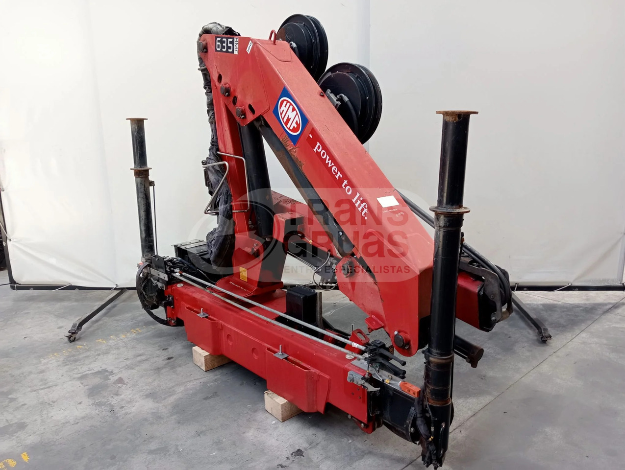 Grúa hidráulica HMF 635 K2 - Γερανός παπαγάλος: φωτογραφία 2 Grúa hidráulica HMF 635 K2 - Γερανός παπαγάλος: φωτογραφία 2