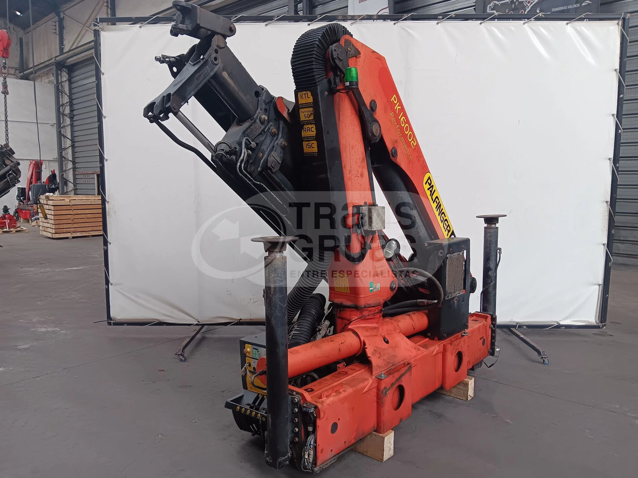 Grúa hidráulica Palfinger PK 16002 - Γερανός παπαγάλος: φωτογραφία 4 Grúa hidráulica Palfinger PK 16002 - Γερανός παπαγάλος: φωτογραφία 4