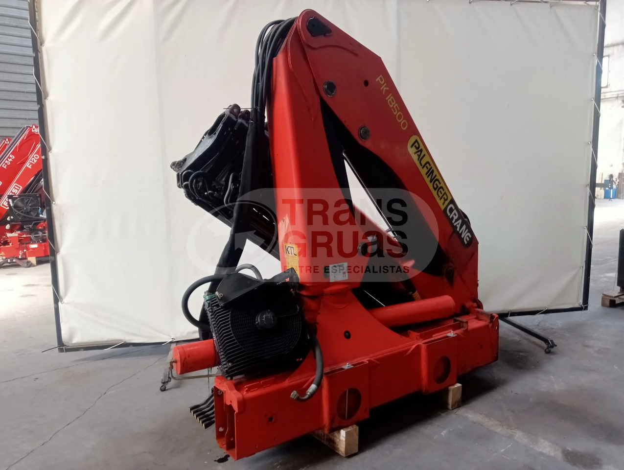 Grúa hidráulica Palfinger PK 18500 - Γερανός παπαγάλος: φωτογραφία 4 Grúa hidráulica Palfinger PK 18500 - Γερανός παπαγάλος: φωτογραφία 4