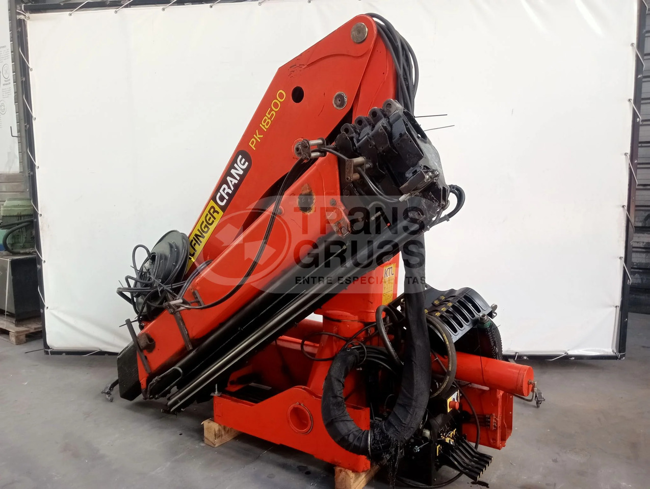 Grúa hidráulica Palfinger PK 18500 - Γερανός παπαγάλος: φωτογραφία 3 Grúa hidráulica Palfinger PK 18500 - Γερανός παπαγάλος: φωτογραφία 3