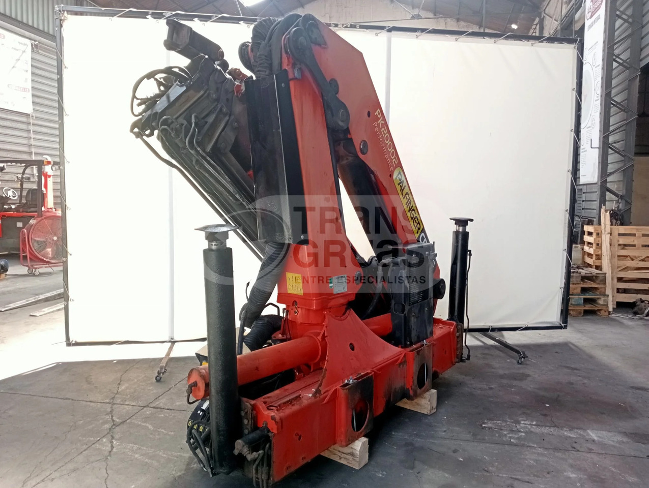 Grúa hidráulica Palfinger PK 20002 - Γερανός παπαγάλος: φωτογραφία 4 Grúa hidráulica Palfinger PK 20002 - Γερανός παπαγάλος: φωτογραφία 4