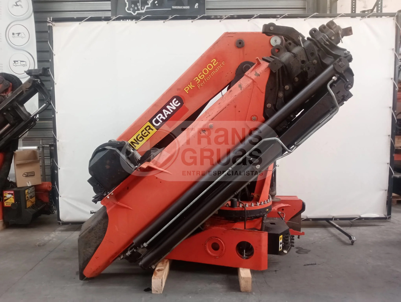 Grúa hidráulica Palfinger PK 36002 - Γερανός παπαγάλος: φωτογραφία 1 Grúa hidráulica Palfinger PK 36002 - Γερανός παπαγάλος: φωτογραφία 1