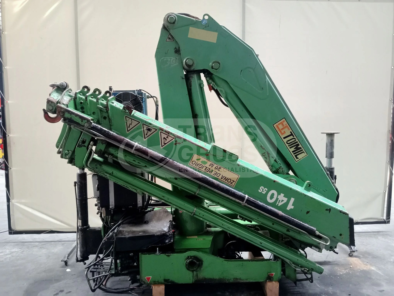 Grúa hidráulica TOIMIL 140 5S - Γερανός παπαγάλος: φωτογραφία 2 Grúa hidráulica TOIMIL 140 5S - Γερανός παπαγάλος: φωτογραφία 2