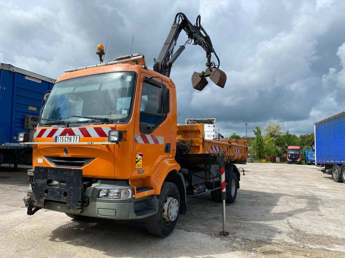 Renault Midlum 180 - Φορτηγό ανατρεπόμενο, Φορτηγό με γερανό: φωτογραφία 4 Renault Midlum 180 - Φορτηγό ανατρεπόμενο, Φορτηγό με γερανό: φωτογραφία 4