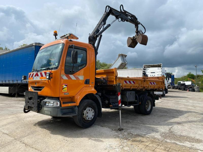 Renault Midlum 180 - Φορτηγό ανατρεπόμενο, Φορτηγό με γερανό: φωτογραφία 5 Renault Midlum 180 - Φορτηγό ανατρεπόμενο, Φορτηγό με γερανό: φωτογραφία 5