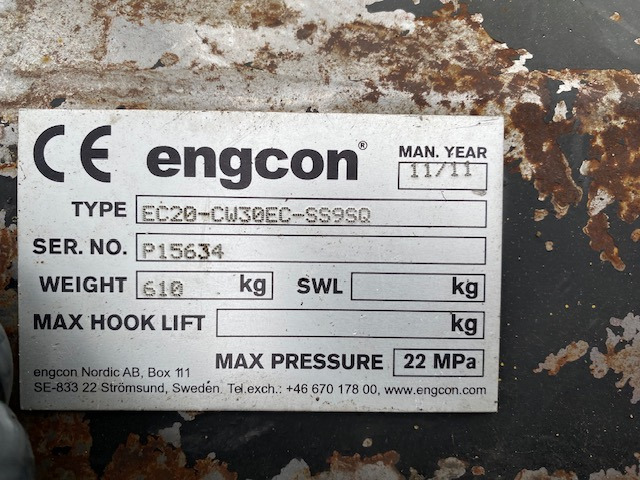 Engcon EC 20 - CW30EC - SS9SQ - Ohne TOP Parts - Σύστημα tiltrotator: φωτογραφία 5 Engcon EC 20 - CW30EC - SS9SQ - Ohne TOP Parts - Σύστημα tiltrotator: φωτογραφία 5