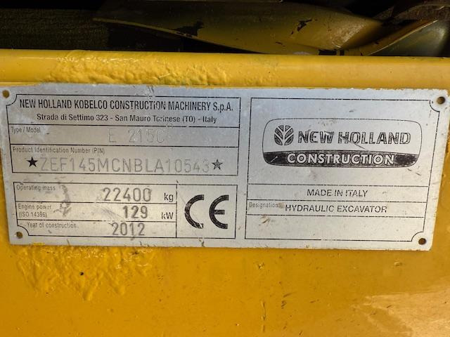 New Holland Kobelco E 215 C - Ερπυστριοφόρος εκσκαφέας: φωτογραφία 5 New Holland Kobelco E 215 C - Ερπυστριοφόρος εκσκαφέας: φωτογραφία 5