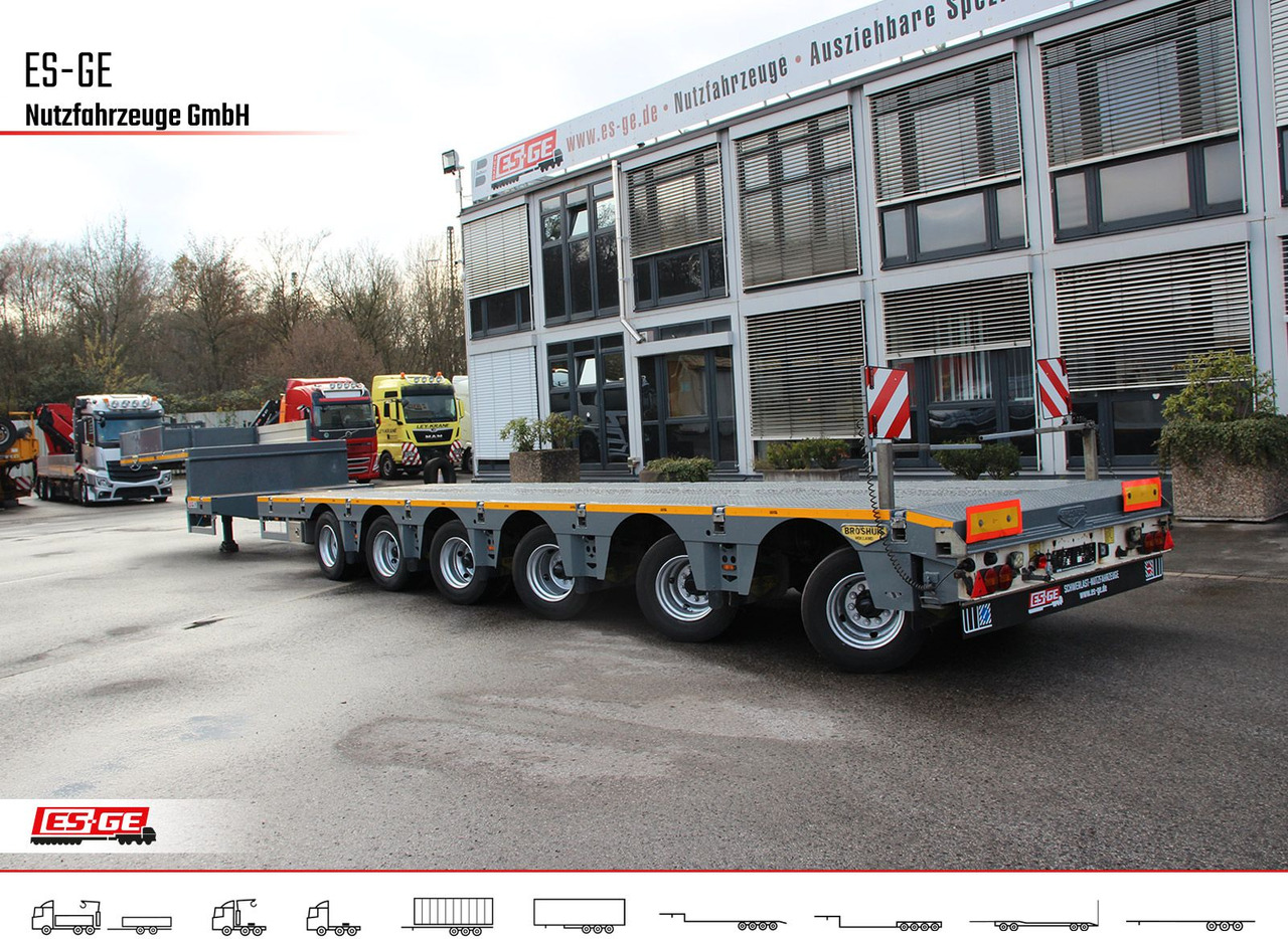 Broshuis 6-Achs-Satteltieflader - teleskopierbar - Επικαθήμενο με χαμηλό δάπεδο: φωτογραφία 1 Broshuis 6-Achs-Satteltieflader - teleskopierbar - Επικαθήμενο με χαμηλό δάπεδο: φωτογραφία 1