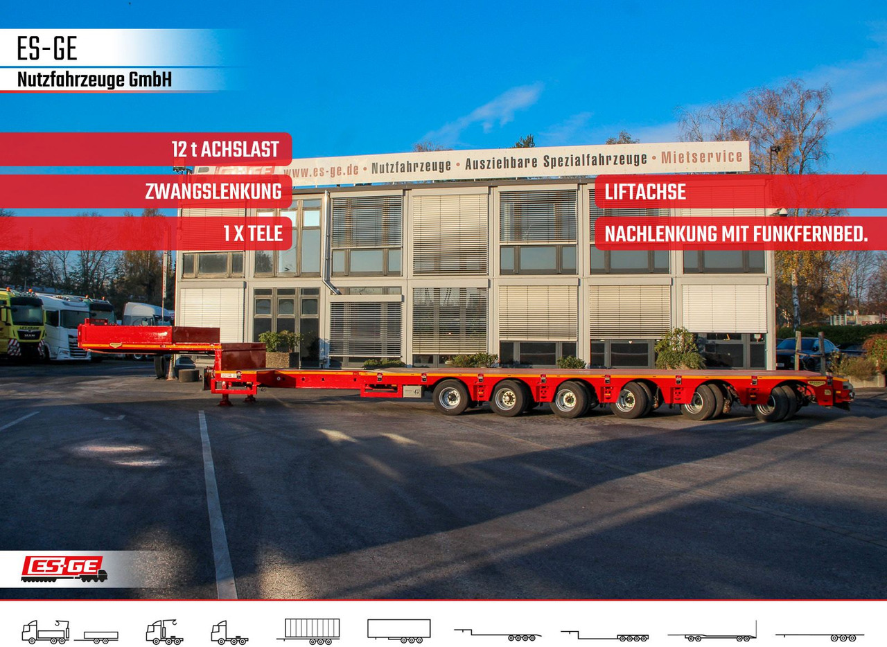 Broshuis 6-Achs-Satteltieflader - teleskopierbar - Επικαθήμενο με χαμηλό δάπεδο: φωτογραφία 1 Broshuis 6-Achs-Satteltieflader - teleskopierbar - Επικαθήμενο με χαμηλό δάπεδο: φωτογραφία 1