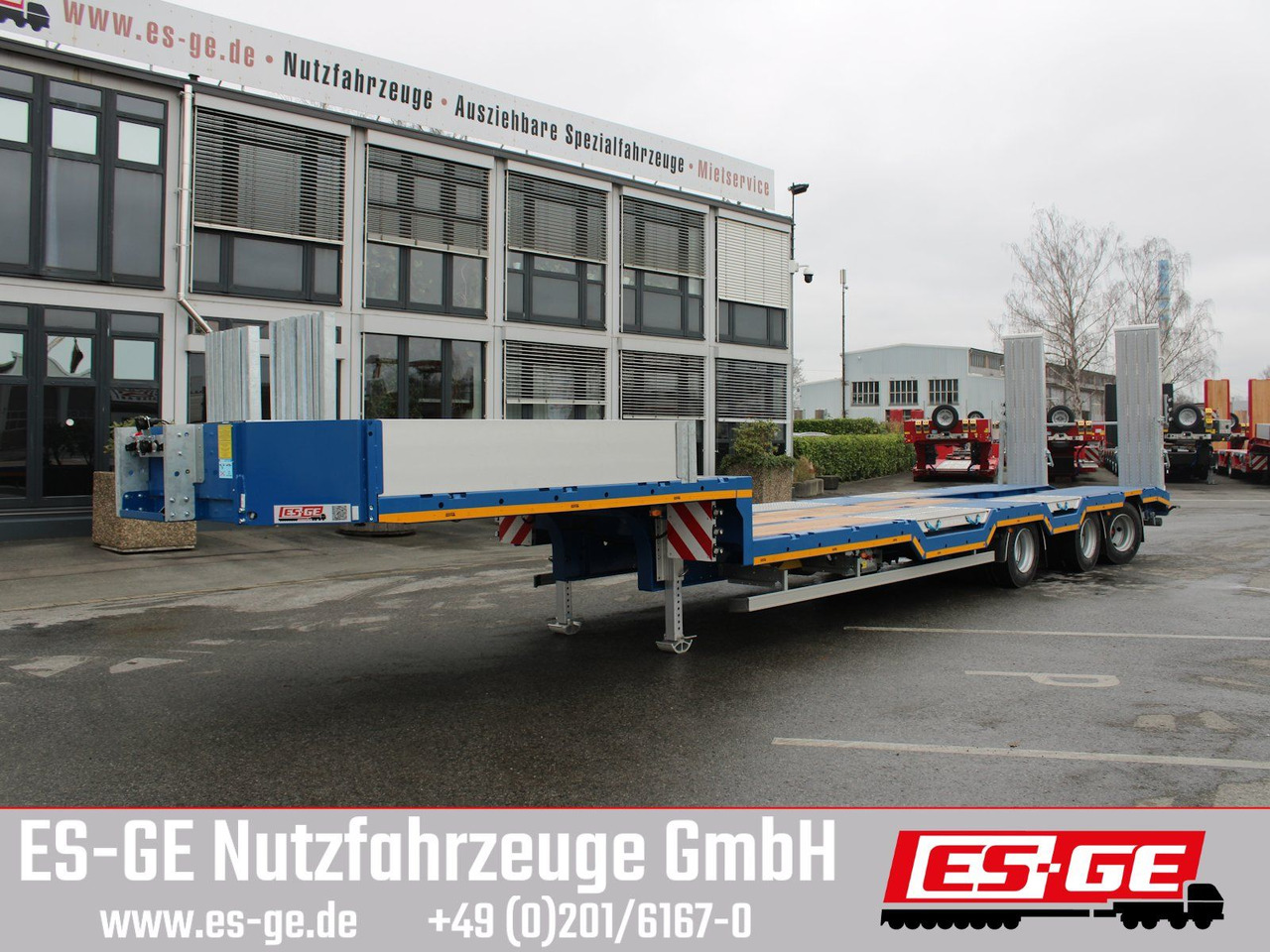 ES-GE 3-Achs-Satteltieflader - Radmulden - Επικαθήμενο με χαμηλό δάπεδο: φωτογραφία 2 ES-GE 3-Achs-Satteltieflader - Radmulden - Επικαθήμενο με χαμηλό δάπεδο: φωτογραφία 2